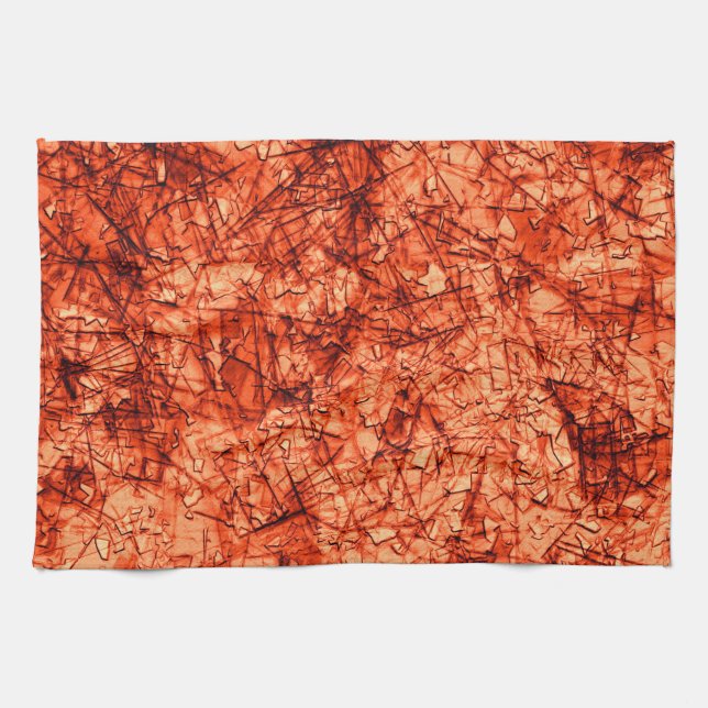 Paño De Cocina Escrates sobre un fondo coralino ligeramente visto (Horizontal)