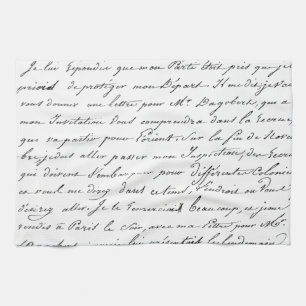 Paño De Cocina Escritura de París del francés