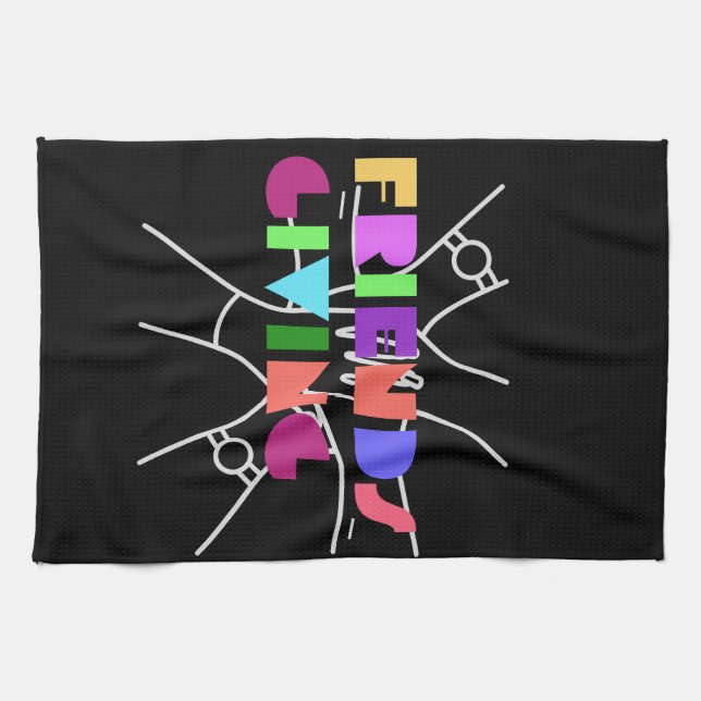 Paño De Cocina Escuadrón de la Amistad: Agradecidos y reunidos (Horizontal)