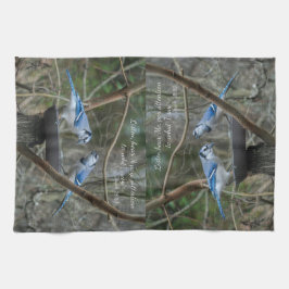 Paño De Cocina Escuchando grillos azules con verso de Isaías