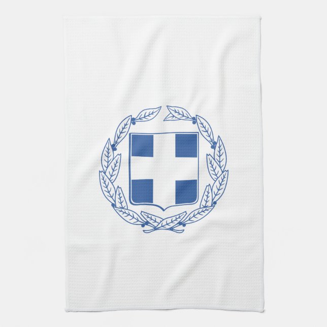 Paño De Cocina Escudo de armas de Grecia (Vertical)