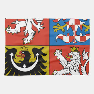 Paño De Cocina Escudo de armas de la República Checa