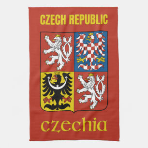 Paño De Cocina Escudo De Armas De La República Checa/Checia