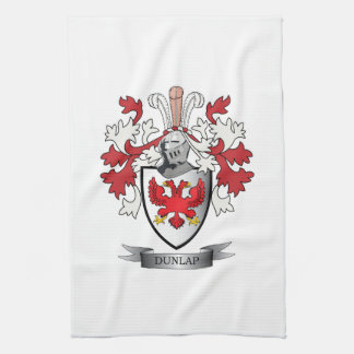 Paño De Cocina Escudo de armas del escudo de la familia de Dunlap