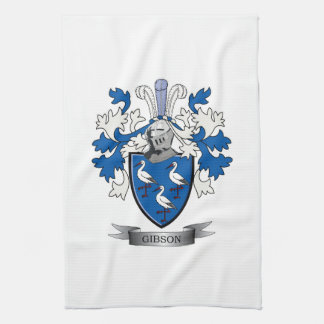 Paño De Cocina Escudo de armas del escudo de la familia de Gibson