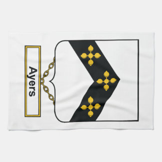 Paño De Cocina Escudo de la familia de Ayers