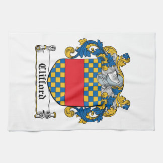 Paño De Cocina Escudo de la familia de Clifford