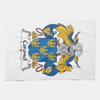 Paño De Cocina Escudo de la familia de Coronel