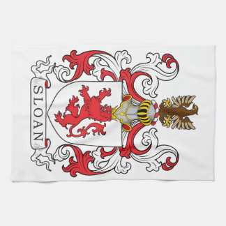 Paño De Cocina Escudo de la familia de Sloan