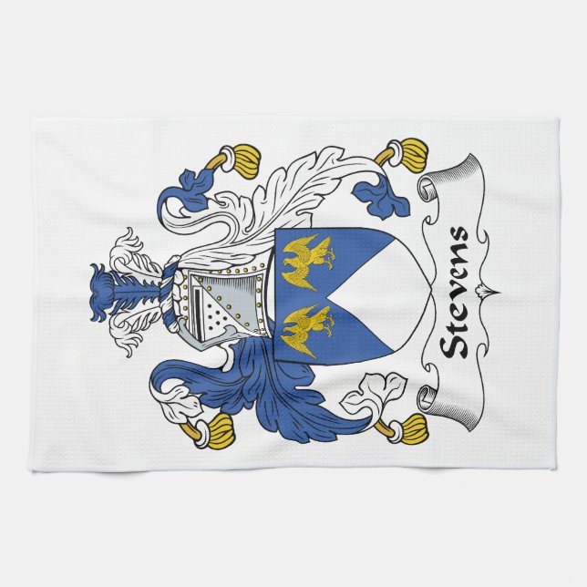 Paño De Cocina Escudo de la familia de Stevens (Horizontal)