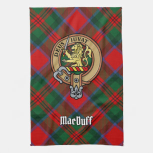 Paño De Cocina Escudo del Clan MacDuff sobre Tartán