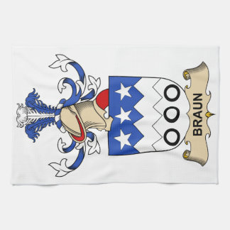 Paño De Cocina Escudos de la familia de Braun