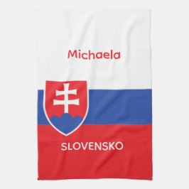 Paño De Cocina Eslovaquia emblema bandera eslovaco Europa
