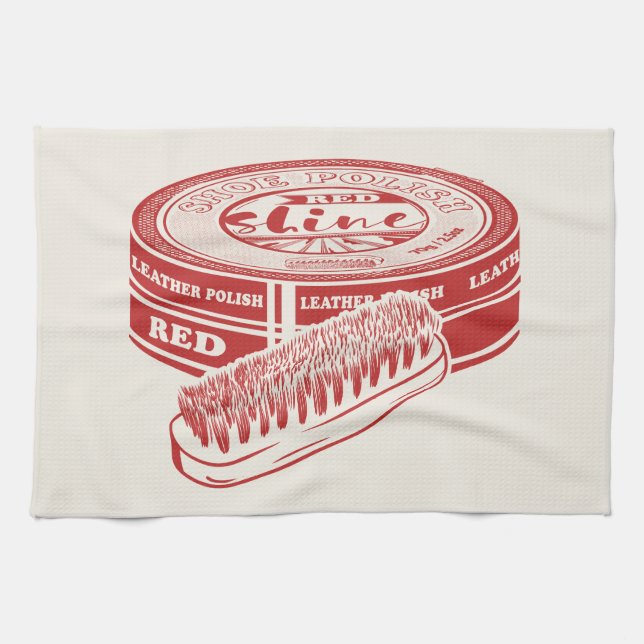 Paño De Cocina Esmalte de calzado rojo (Horizontal)
