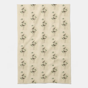 Paño De Cocina Espadrillo glaseado, pájaros de América de Audubon