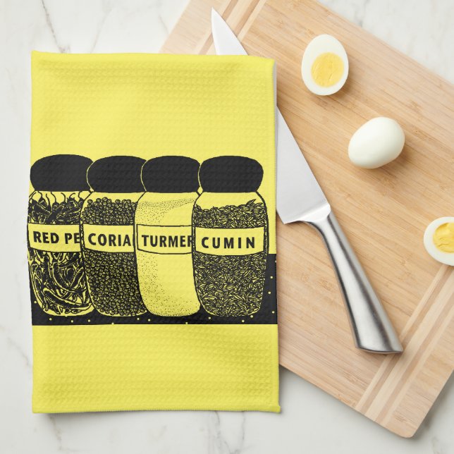 Paño De Cocina Especias (Doblado Cuarto)