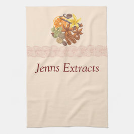 Paño De Cocina Especias y zonas de personalizable y extractos no