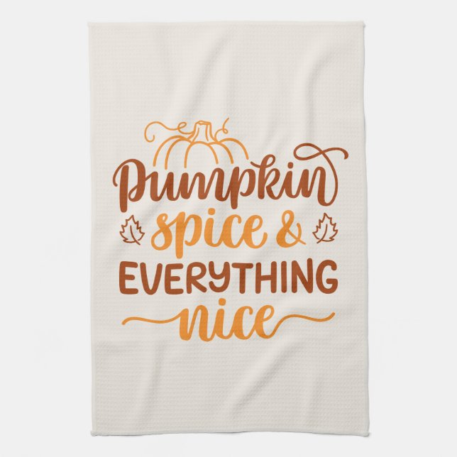 Paño De Cocina Especie de calabaza y todo bueno (Vertical)