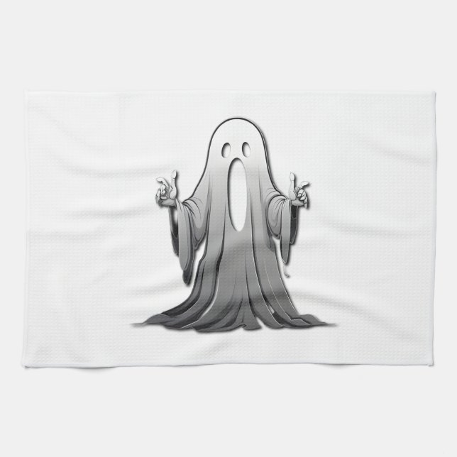 Paño De Cocina Espectacular fantasma de Salem (Horizontal)