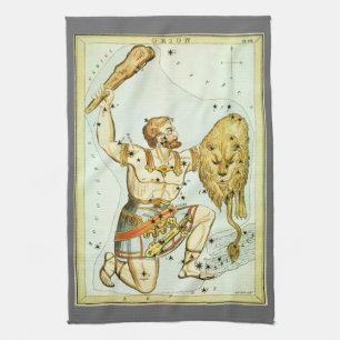 Paño De Cocina Espejo de Urania, Mapa Celeste de Astronomía Antig