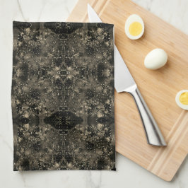 Paño De Cocina Espejo que parece aterciopelado, tonos beige clási