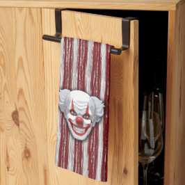 Paño De Cocina Espeluznante Halloween del Carnaval de Payaso