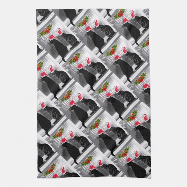 Paño De Cocina Esperando a Santa María (Vertical)