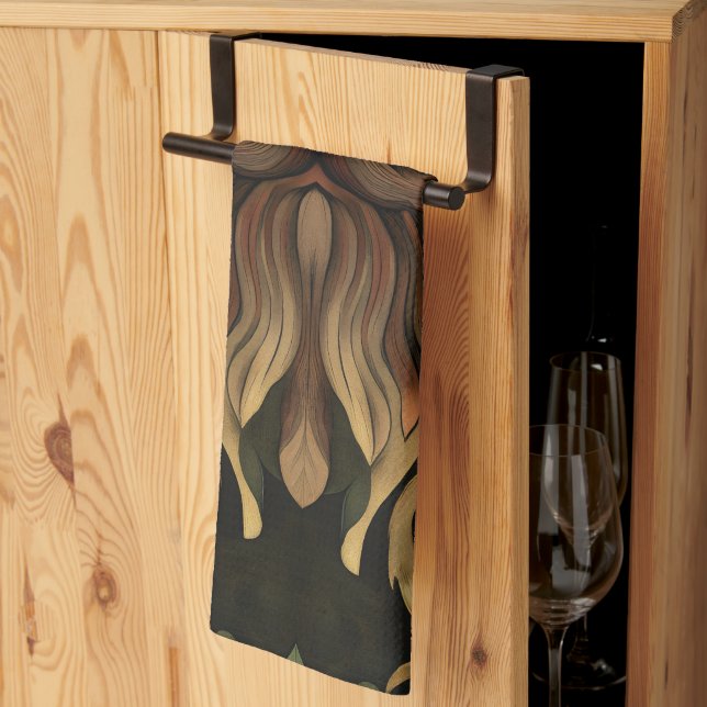 Paño De Cocina Espíritu del bosque barroco (Pliegue de tercios)