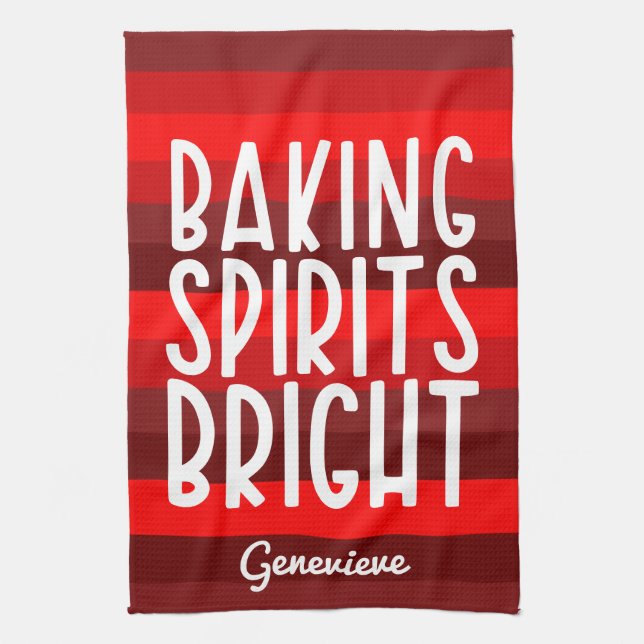 Paño De Cocina Espíritus de hormigón brillante | Personalizado de (Vertical)