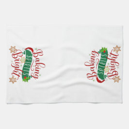 Paño De Cocina Espíritus de hormigón festivo Navidades brillantes