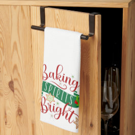 Paño De Cocina Espíritus de hormigón festivo Navidades brillantes