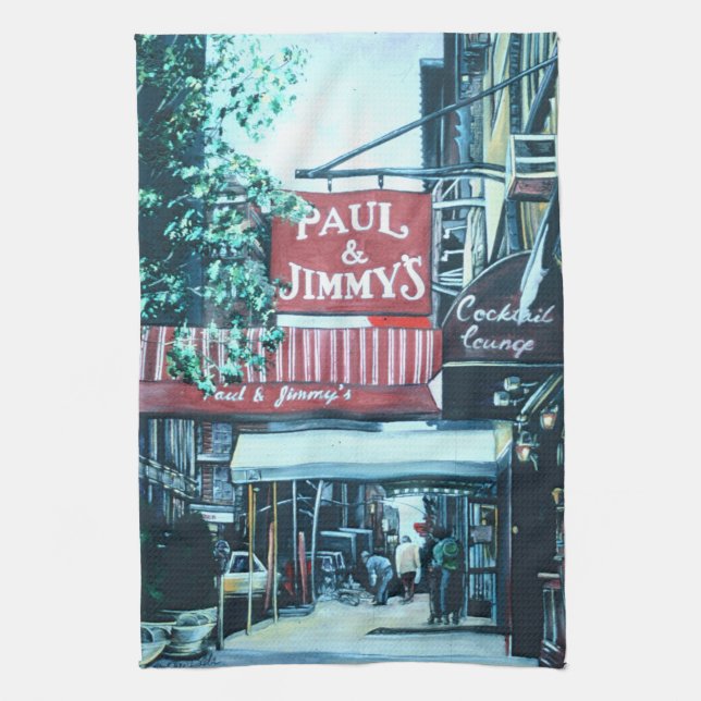 Paño De Cocina Esquila de la calle 18 (Vertical)