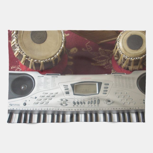 Paño De Cocina Esquina creativa: Tapiz musical (Horizontal)