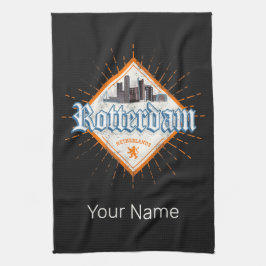 Paño De Cocina Esquina holandesa de la línea aérea de Rotterdam