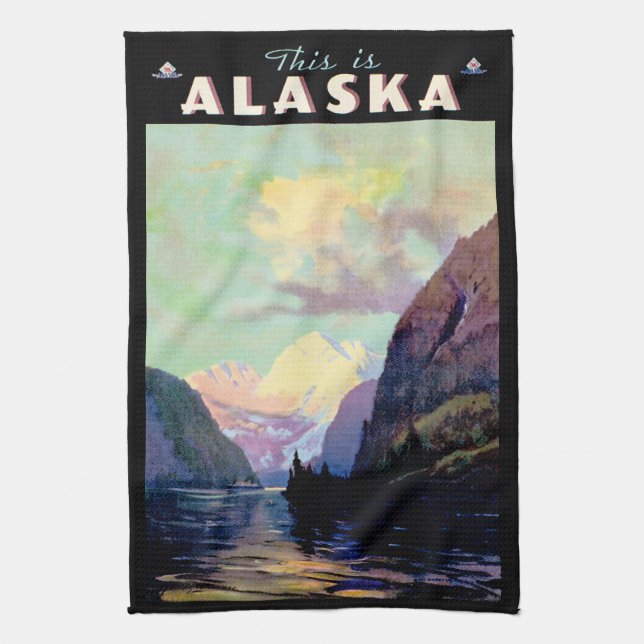 Paño De Cocina Ésta es Alaska (Vertical)