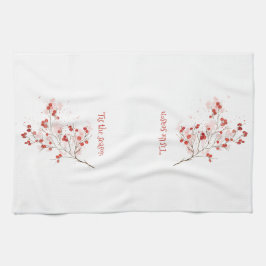 Paño De Cocina "Esta es la temporada acuática de invierno Berry