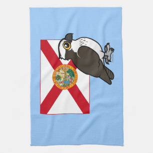 Paño De Cocina Estado Birdorable de la Florida