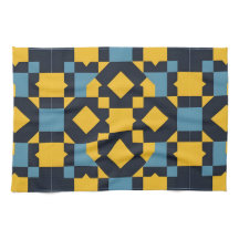 Estallido de color de geometría vibrante Cocina ab