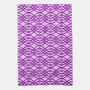 Paño De Cocina Estampa de kimono, lavanda y púrpura