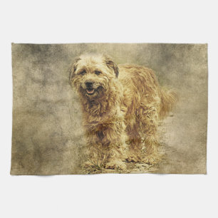 Paño De Cocina Estampa de perro pintado