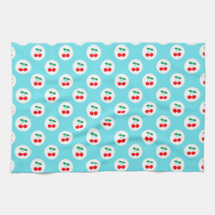 Paño De Cocina Estampado de Cereza – Regalo y Decoración de Fruta