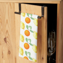 Estampado de naranja y limón cítrico 