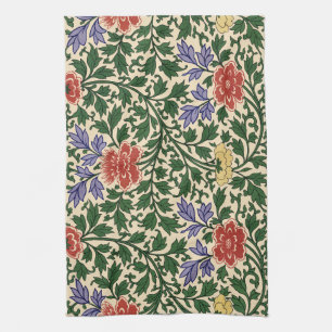 Paño De Cocina Estampado de peonía Chinoiserie vintage de Owen Jo