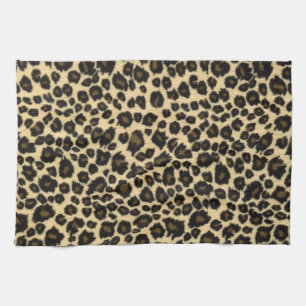 Paño De Cocina Estampado leopardo de moda del safari