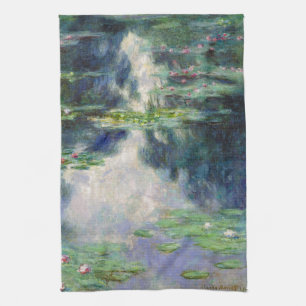 Paño De Cocina Estanque con el Bella Artes Water Lilies Monet