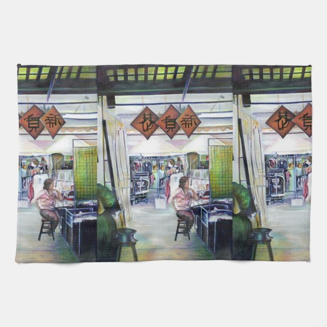 Paño De Cocina ¿Este Dragón viene con ruedas de entrenamiento? (Horizontal)