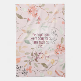 Paño De Cocina Esther 4:14 Biblia cristiana versus arte