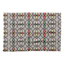 Estilo Art Nouveau Vintage Gris, Amarillo, Rosa