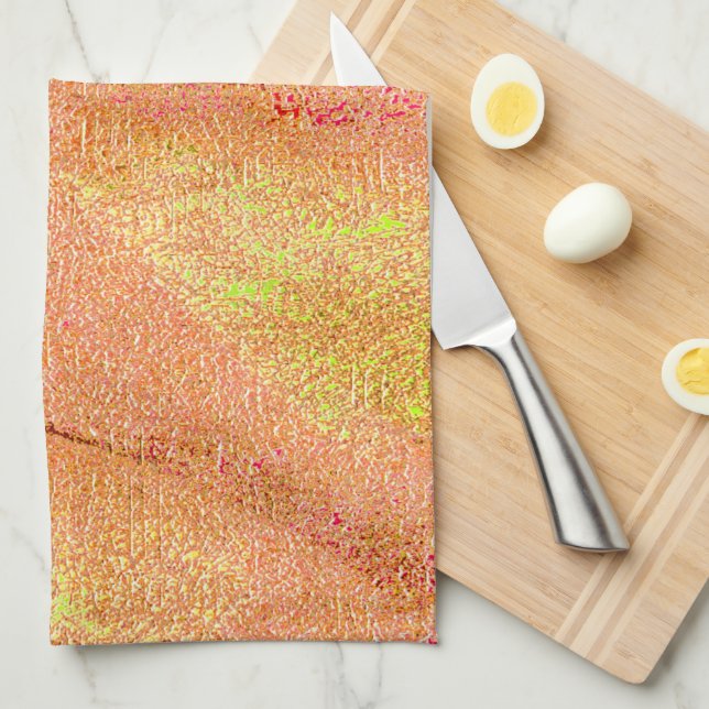 Paño De Cocina Estilo de cuero arrugado con pintura desgastada, s (Doblado Cuarto)