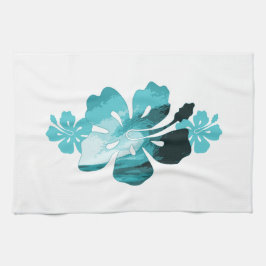 Paño De Cocina Estilo de surf hibiscus